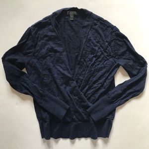 J CREW BLUE SWEATER MEDIUM